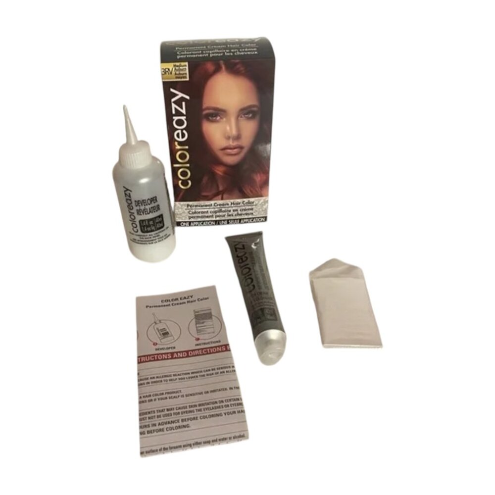 Color Eazy Permanent Cream Hair Color Medium Auburn